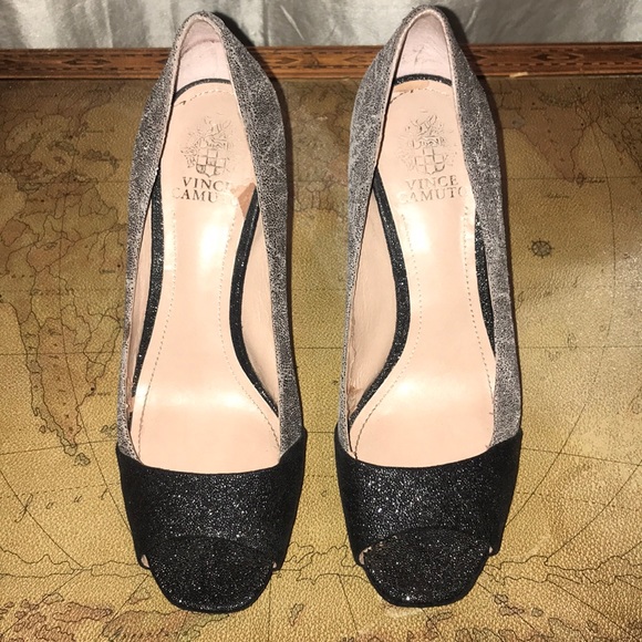 VINCE CAMUTO Timmons sparkle platform heel sz 8 - Picture 5 of 14